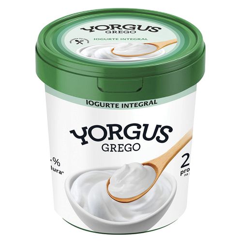 Iogurte Grego Yorgus 4% de Gordura Integral Pote 500 g