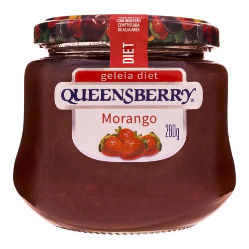 Geleia Queensberry Diet de Morango Vidro 280g