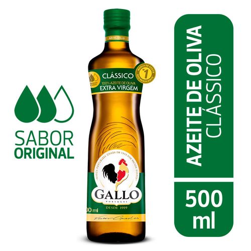 Azeite de Oliva Extra Virgem Clássico Português Gallo 500ml