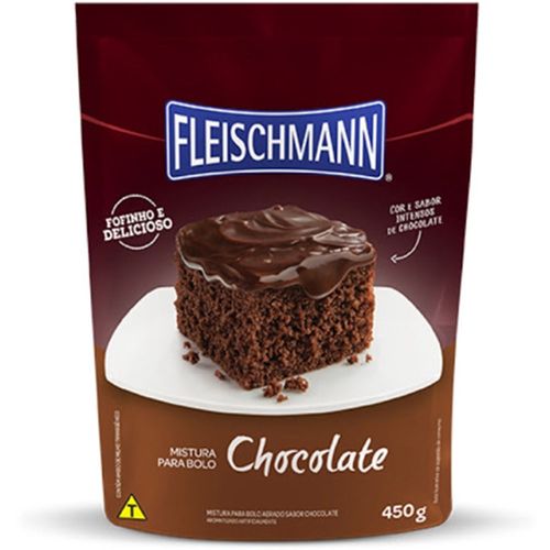 Mistura para Bolo Fleischmann Chocolate Tradicional 450 g