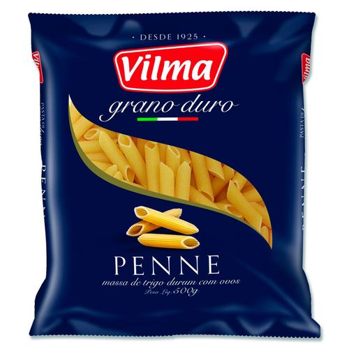 Macarrão Grano Duro Penne Vilma Pacote 500g