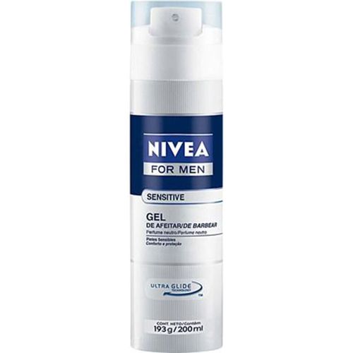 Gel Barbear Nívea For Men Sensitive Spray 193 g