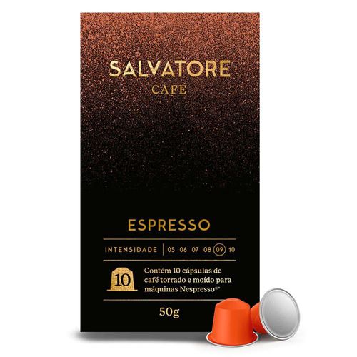 Café em Cápsula Baggio Salvatore Espresso 10 Unidades 50g