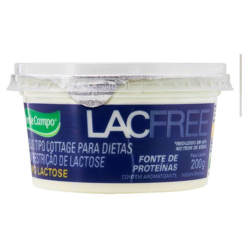Queijo Cottage Verde Campo Lacfree 200g