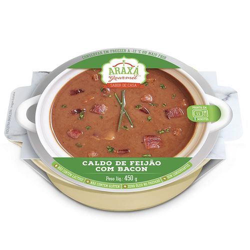 Caldo de Feijão Araxá Gourmet com Bacon 400g