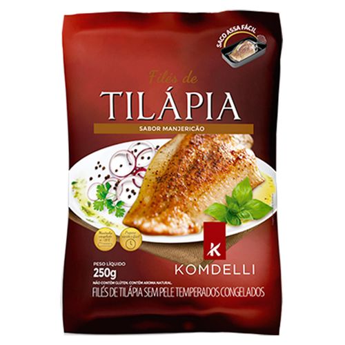 FILE TILAPIA KOMDELLI 250G-PC CONG TEMPD C/ MANJ