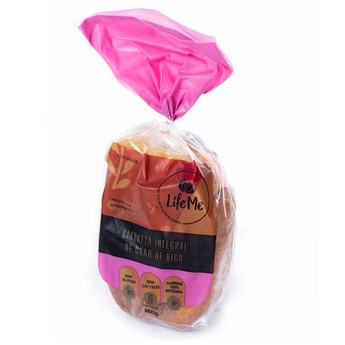 Ciabatta Integral de Grão de Bico LifeMe 350g