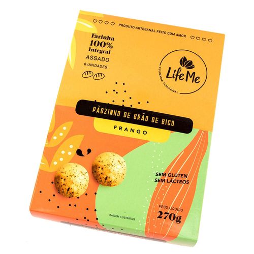 Pãozinho Life Me Grão de Bico com Frango 260g