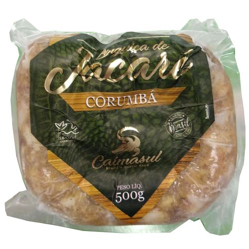 Linguiça de Jacaré Caimasul Corumba 500g