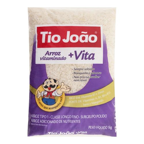 Arroz Tio João Composto Mais Vita 1kg