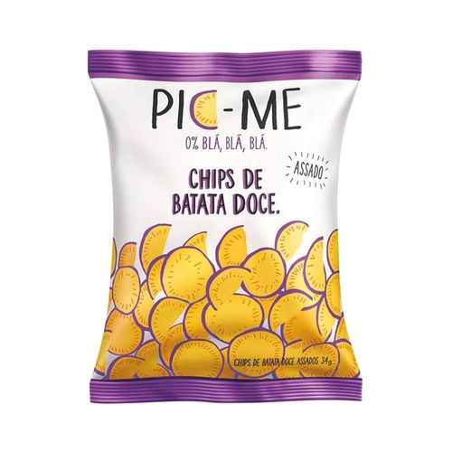 Chips Assado Pic-me Batata Doce 34g