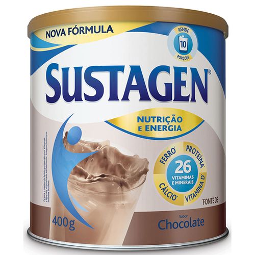 Suplemento Alimentar Sustagen Chocolate Lata 400 g