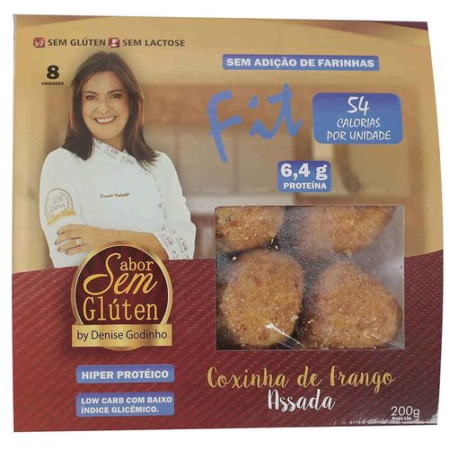 COXINHA SABOR S/GLUTEN 200G-CX FGO