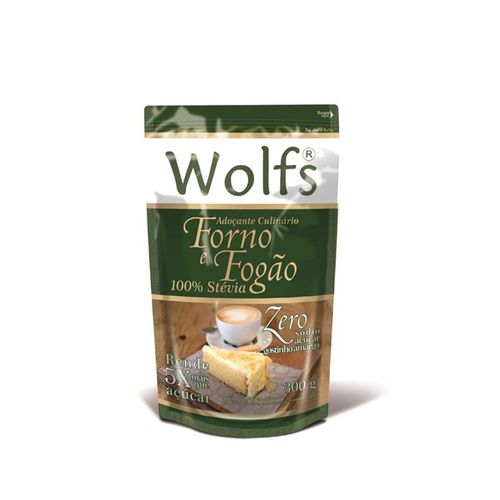 Adoçante Em Pó Wolfs Forno E Fogão 100% Stevia 300g