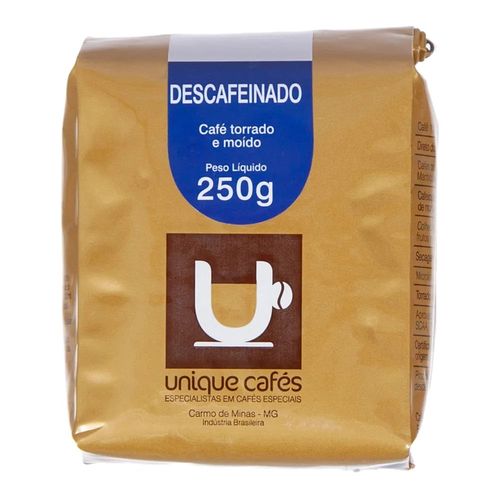 Café Unique Descafeinado Torrado E Moido 250g