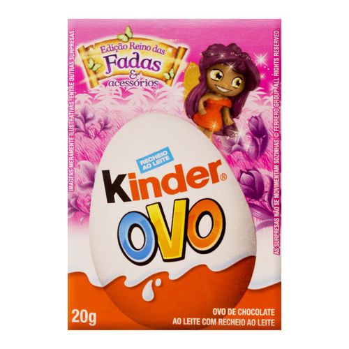 Chocolate Kinder Ovo Menina Unidade 20 g