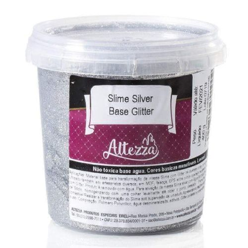 Slime Altezza Glitter Silver 400g