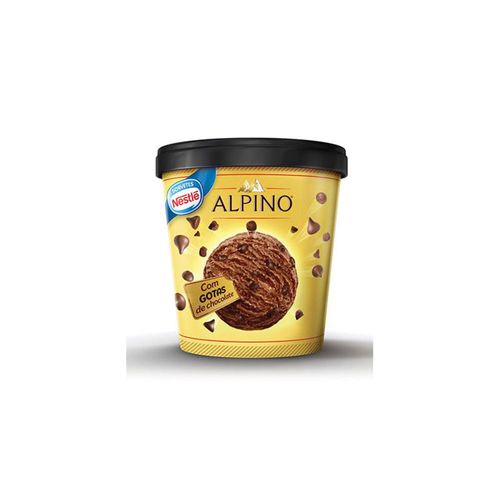 Sorvete NESTLÉ Alpino com Gotas de Chocolate 455ML