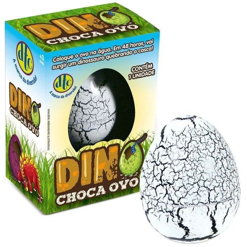 Choca Ovo Dino DTC Personagens e Cores Sortidos 1 Unidade