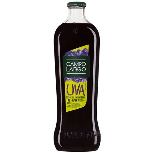 Suco Pronto Campo Largo Integral de Uva Tinto 1,5L