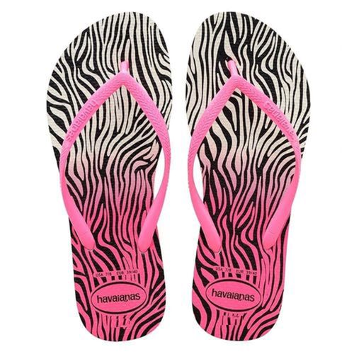 Sandália Havaianas Kids Slim Animal Branco Maravilha Nº 27 / 28 Par