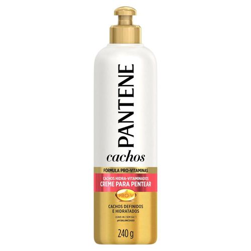 Creme para Pentear Cachos Pantene Cachos Hidra-VItaminados Frasco 240g