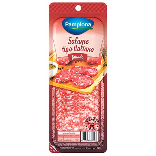 Salame Italiano Fatiado Pamplona 1Kg