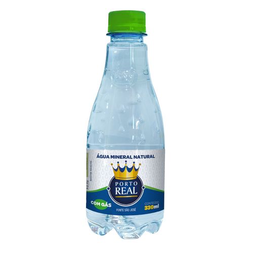 Água Mineral Porto Real Com Gás 330ml