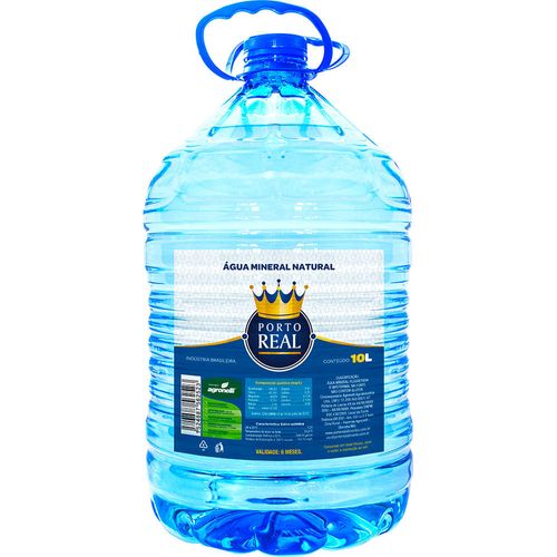 Água Mineral Porto Real Sem Gás Galão 10L