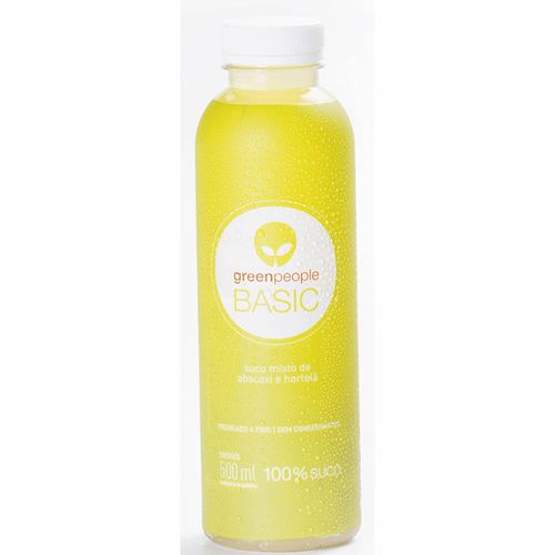 SUCO MISTO GREENPEOPLE 500ML ABACXI/HORTELA