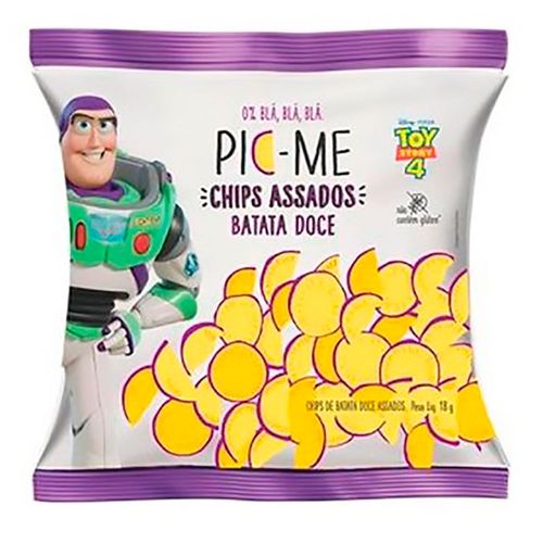 Chips Assado Pic-me Batata Doce 18g