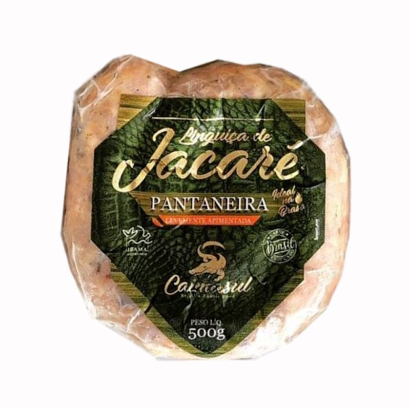 Linguica-de-Jacare-Caimasul-Pantaneira-Congelada-500g