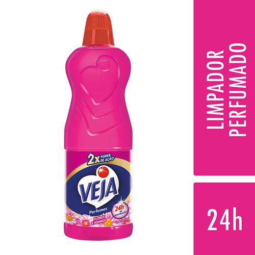 Limpador Veja Perfumes Flores e Sonhos 1L