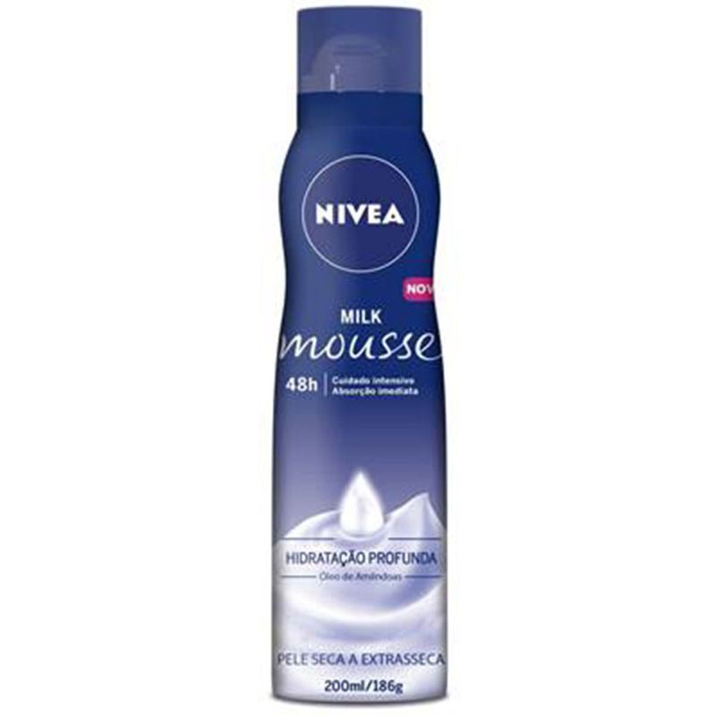 Mousse-Hidratante-Corporal-Nivea-Milk-200ml