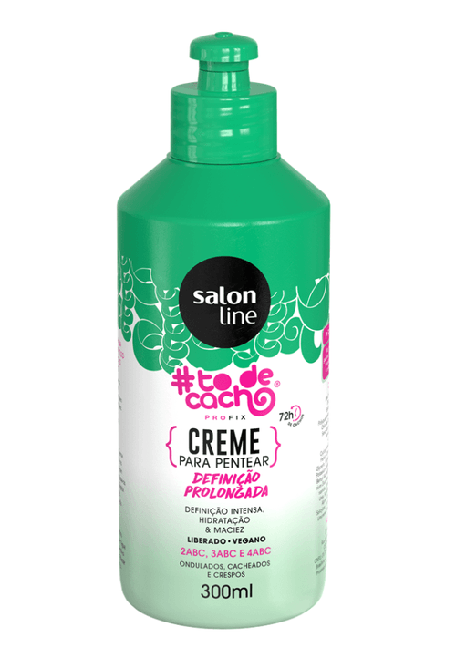 Creme para Pentear #todecacho Definição Prolongada Salon Line 300ml