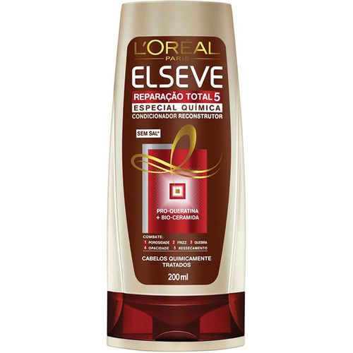 Condicionador Loréal Paris Elseve Restauração 5 Especial Química 200 ml