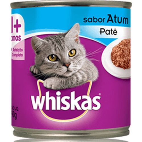 Alimento para Gatos Whiskas de Atum ao Molho Lata 290 g