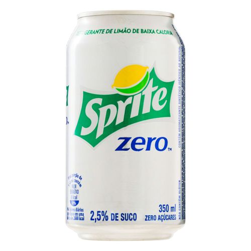 Refrigerante Sprite Zero Lata 350 ml Embalagem com 12 Unidades