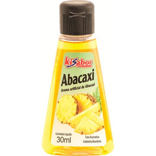 Aroma Artificial de Abacaxi Kisabor Vidro 30ml