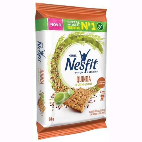 Biscoito NESFIT Quinoa e Alho Poró 84g