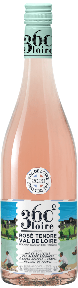 Vinho Francês 360 Loire Tendre Rose750ml
