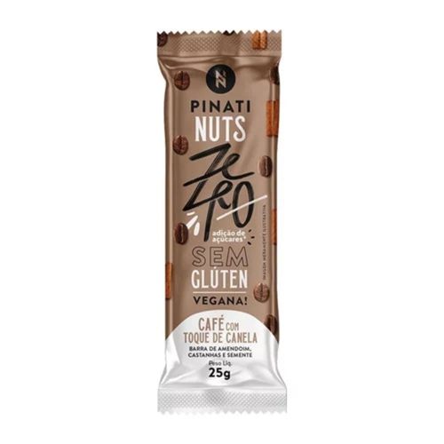 Barra de Nuts Pinati Vegana Café e Canela 25g