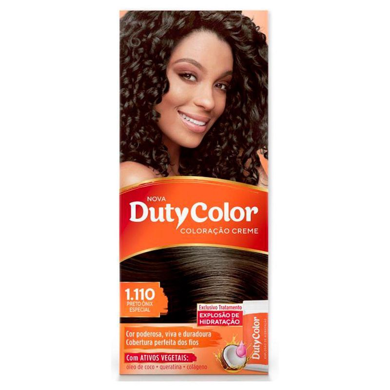 Tintura-Duty-Color-1.110-Preto-Onix-Especial-175g