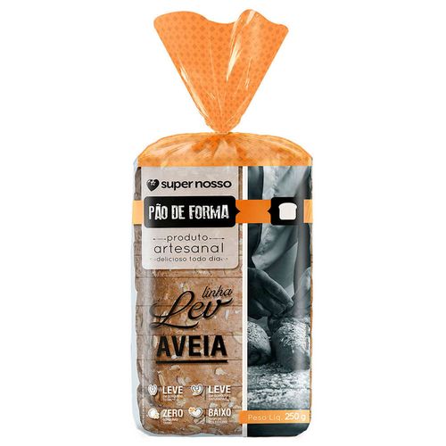 Pão de Forma Lev Aveia Artesanal Supernosso 250g