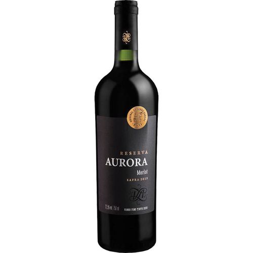 Vinho Nacional Tinto Aurora Reserva Merlot 750ml