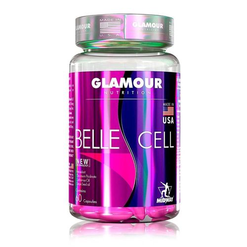 Suplemento Midway Belle Cell Glamour Nutrition 60 Cápsulas