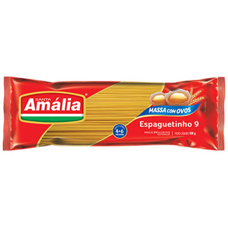 Massa-com-Ovos-Santa-Amalia-Espaguetinho-N°9-500-g