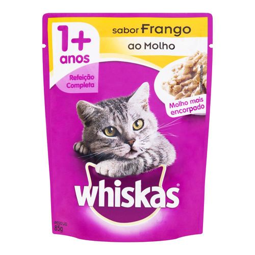 Alimento para Gatos Whiskas de Frango Sachê 85 g