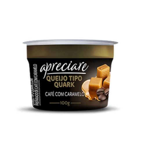 Queijo Apreciare Tipo Quark Café com Caramelo 100g