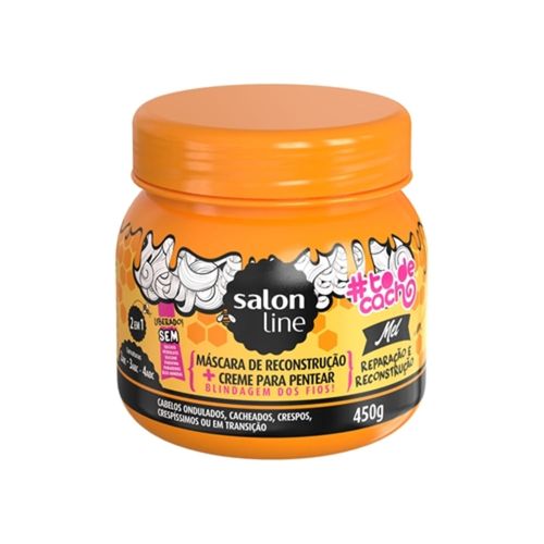 Máscara de Reconstrução Salon Line Mel 2em1 #todecacho 450g